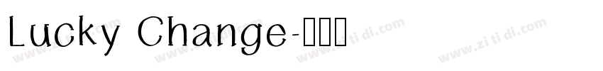 Lucky Change字体转换
